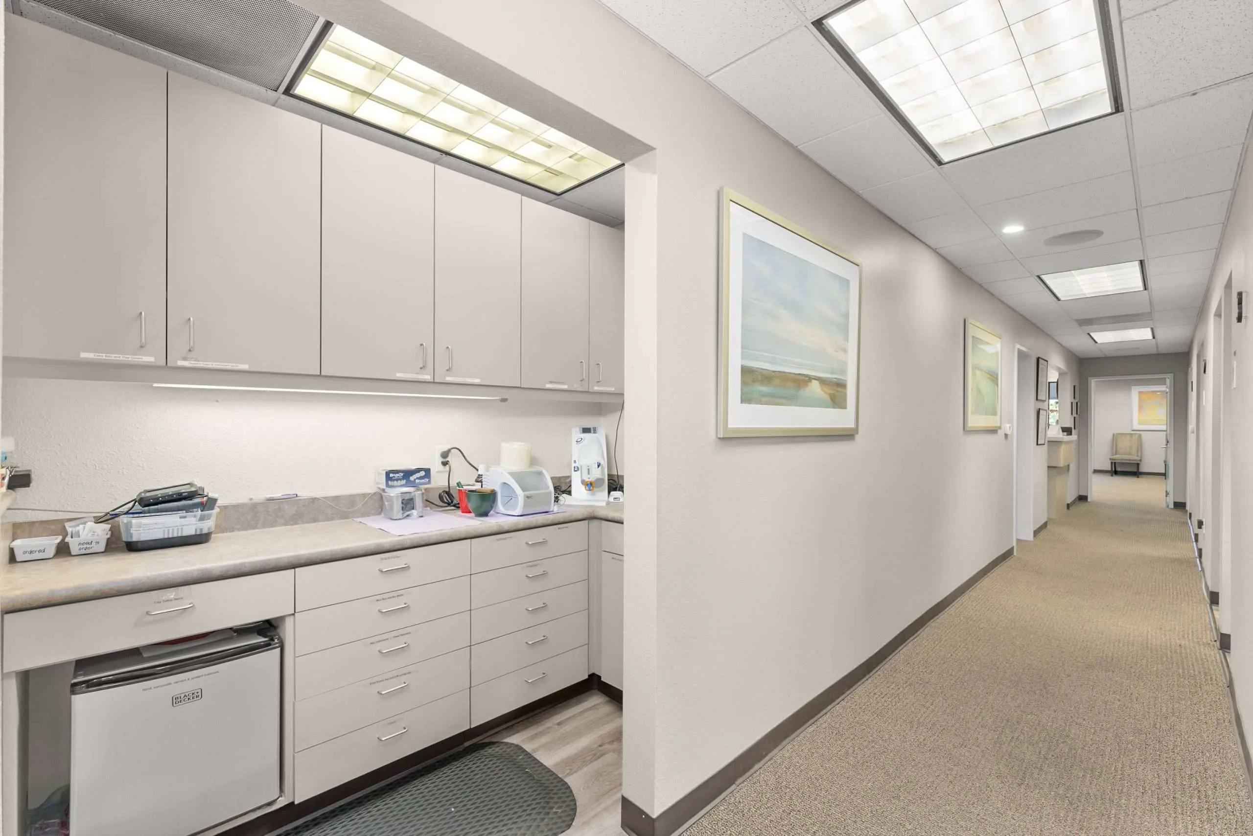 Cusp Dental, Practice corridor