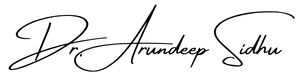 Signature of Dr. Arundeep Sidhu